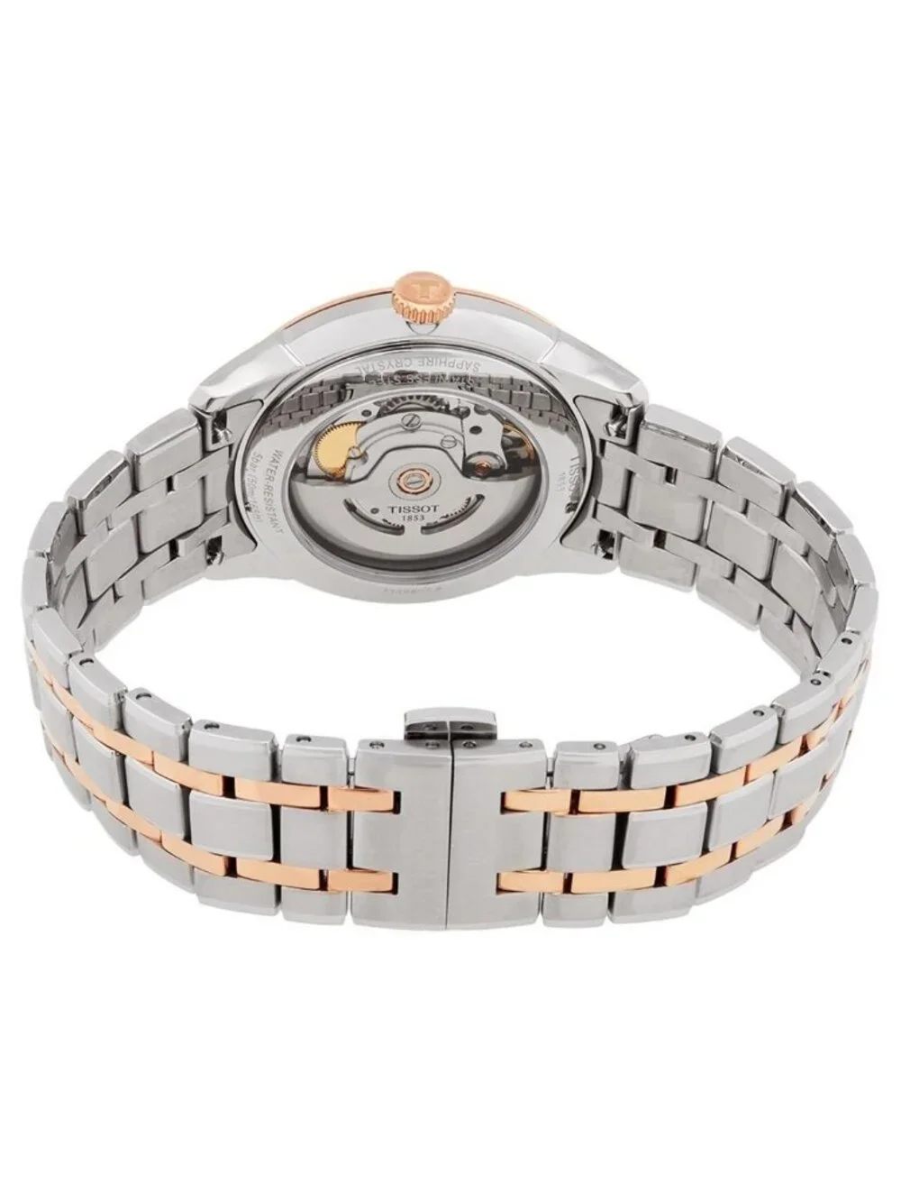 NWT Tissot Chemin Des Tourelles Automatic Silver Dial Two-Tone Men's Watch